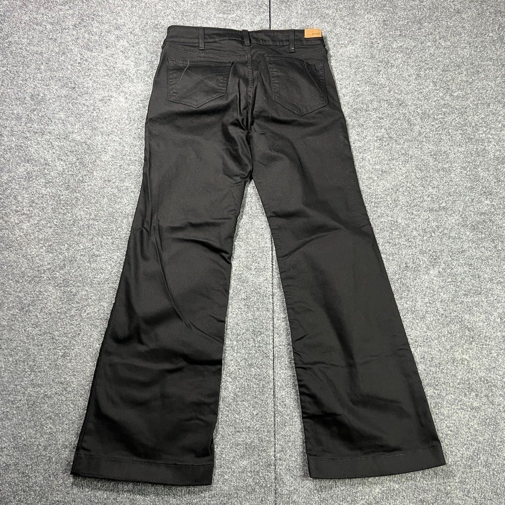 Ariat Denim Trouser Jeans Women's 31R Black Wide Leg Western Mid Rise Stretch - Picture 2 of 10